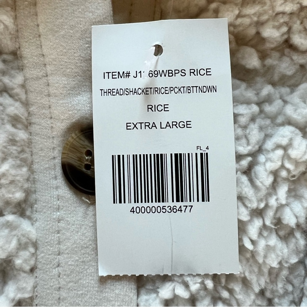 Mia & Tess Sherpa Button Down - Picture 4 of 6